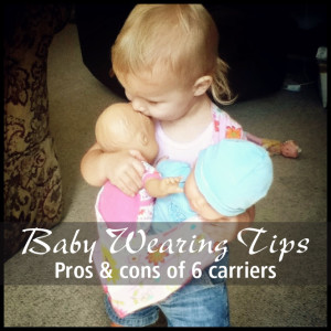 Baby Wearing Tips